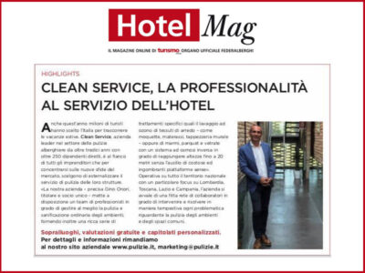Clean Service, la professionalità  al servizio dell’Hotel