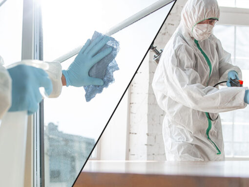 Prodotti e strumenti utilizzati durante la disinfezione